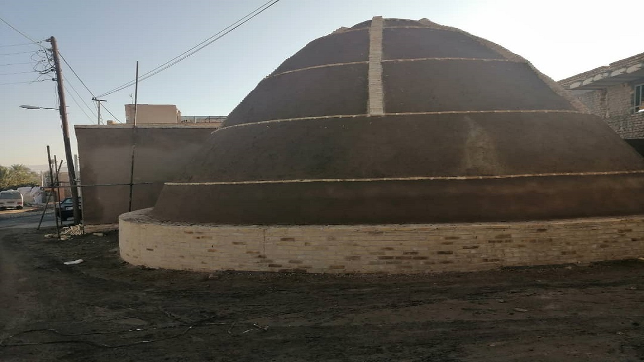 پایان مرمت آب انبار تاریخی پای پتک در شهرستان بافق
