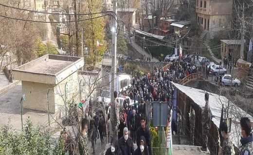 استقبال از خانواده شهید رسول قاسمی در ماسوله 