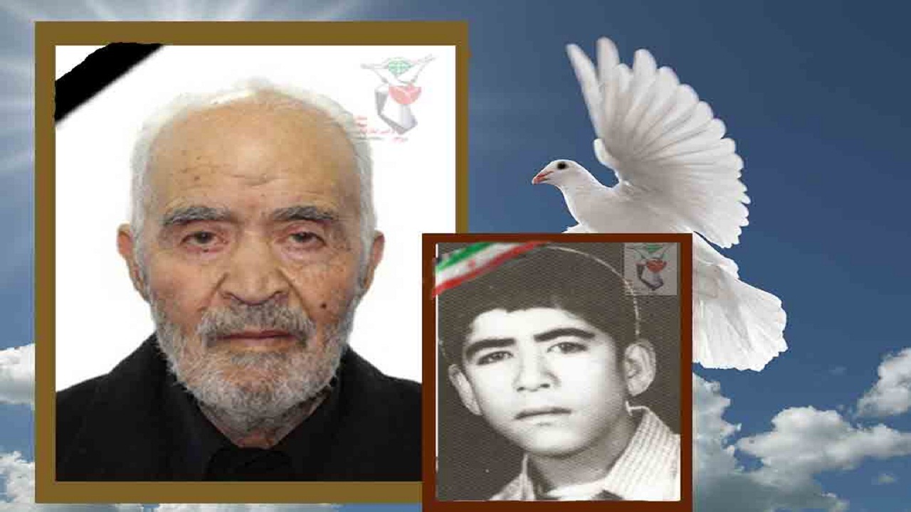 پدر شهید علیرضا بنائی به فرزند شهیدش پیوست
