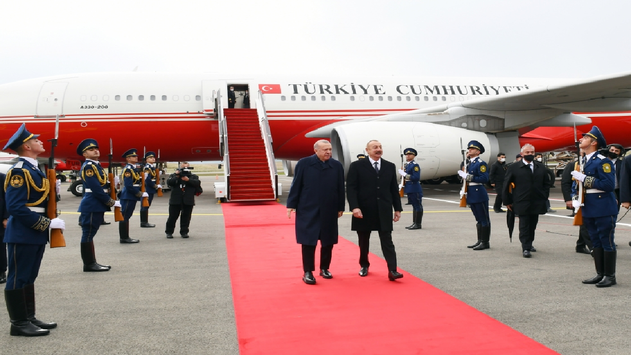 سفر اردوغان به جمهوری آذربایجان + تصاویر