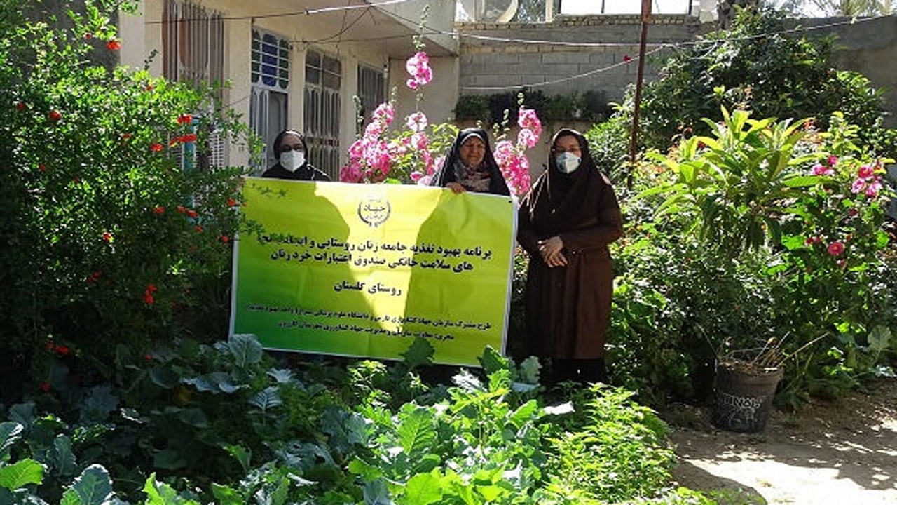 اجرای طرح بهبود تغذیه زنان در ۶ روستای کازرون