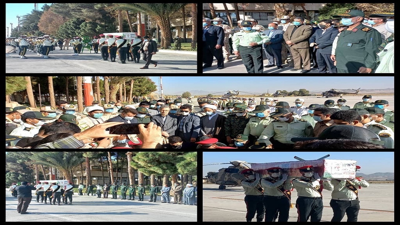تشییع پیکر شهید نوروزی در زاهدان