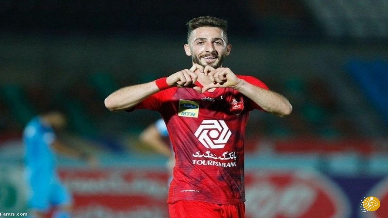 گل اول پرسپولیس به نساجی + فیلم