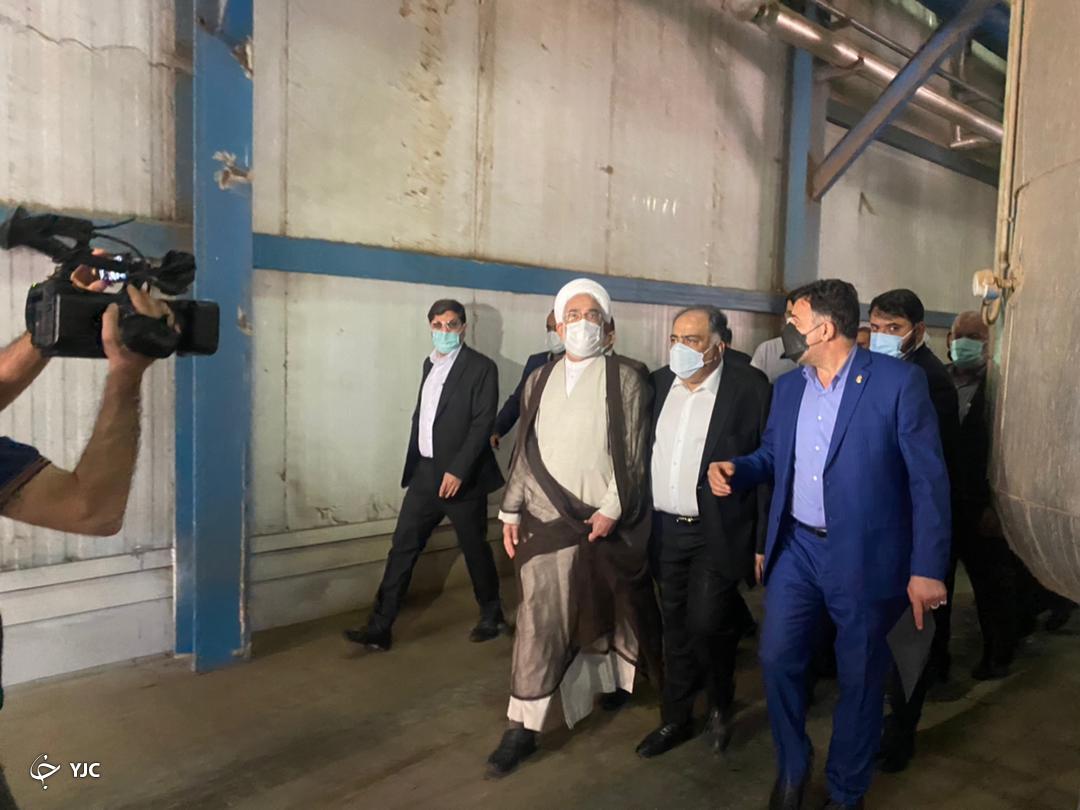 دادستان کل کشور وارد بندر امام خمینی شد + فیلم