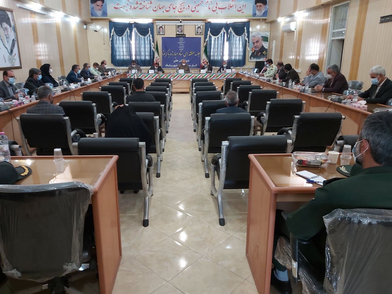 شست فوق العاده کرونا در شهرستان انار 