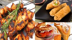 باشگاه خبرنگاران -آموزش آشپزی؛ از جوجه کباب سیر و رزماری و اگرول مرغ تا نان بیگل و شیرینی مازورکاس + تصاویر