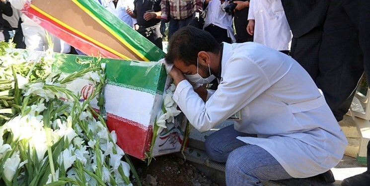پیکر شهید مدافع سلامت ارتش تشییع شد