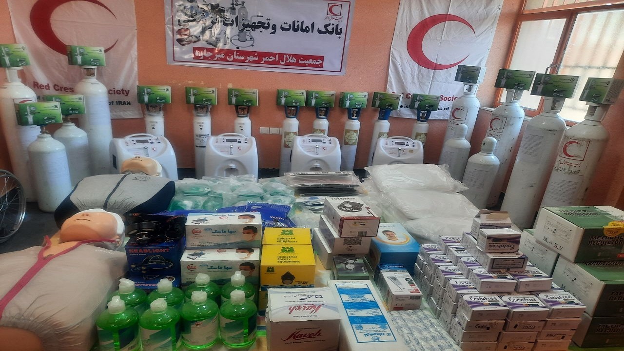 افتتاح بانک امانات و تجهیزات پزشکی در میرجاوه