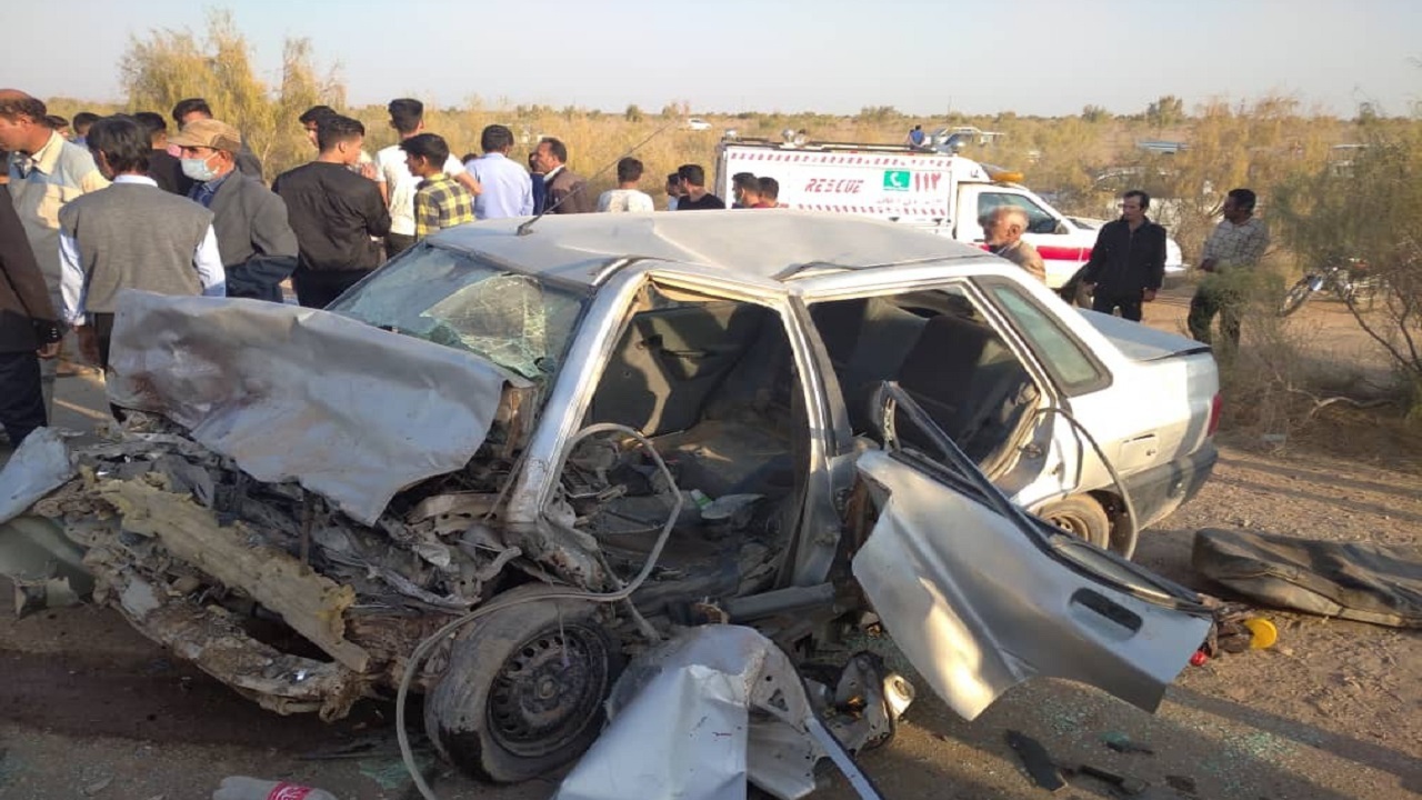 حادثه مرگبار رانندگی در محور جاده قاسم آباد به اسدآباد خواف+تصاویر