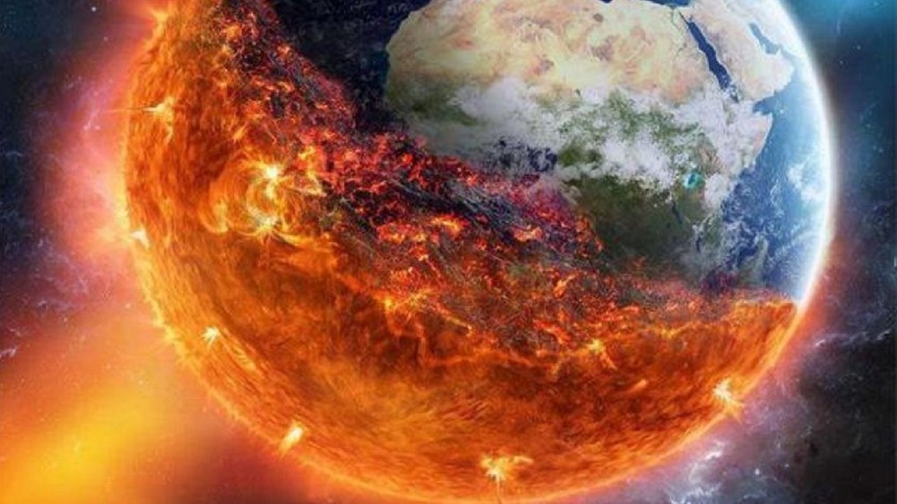 نزدیک شدن یک شراره خورشیدی به زمین