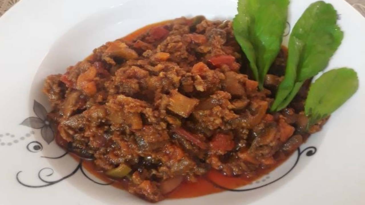 خوراک گوشت و کراکف و سبزیجات + طرز تهیه