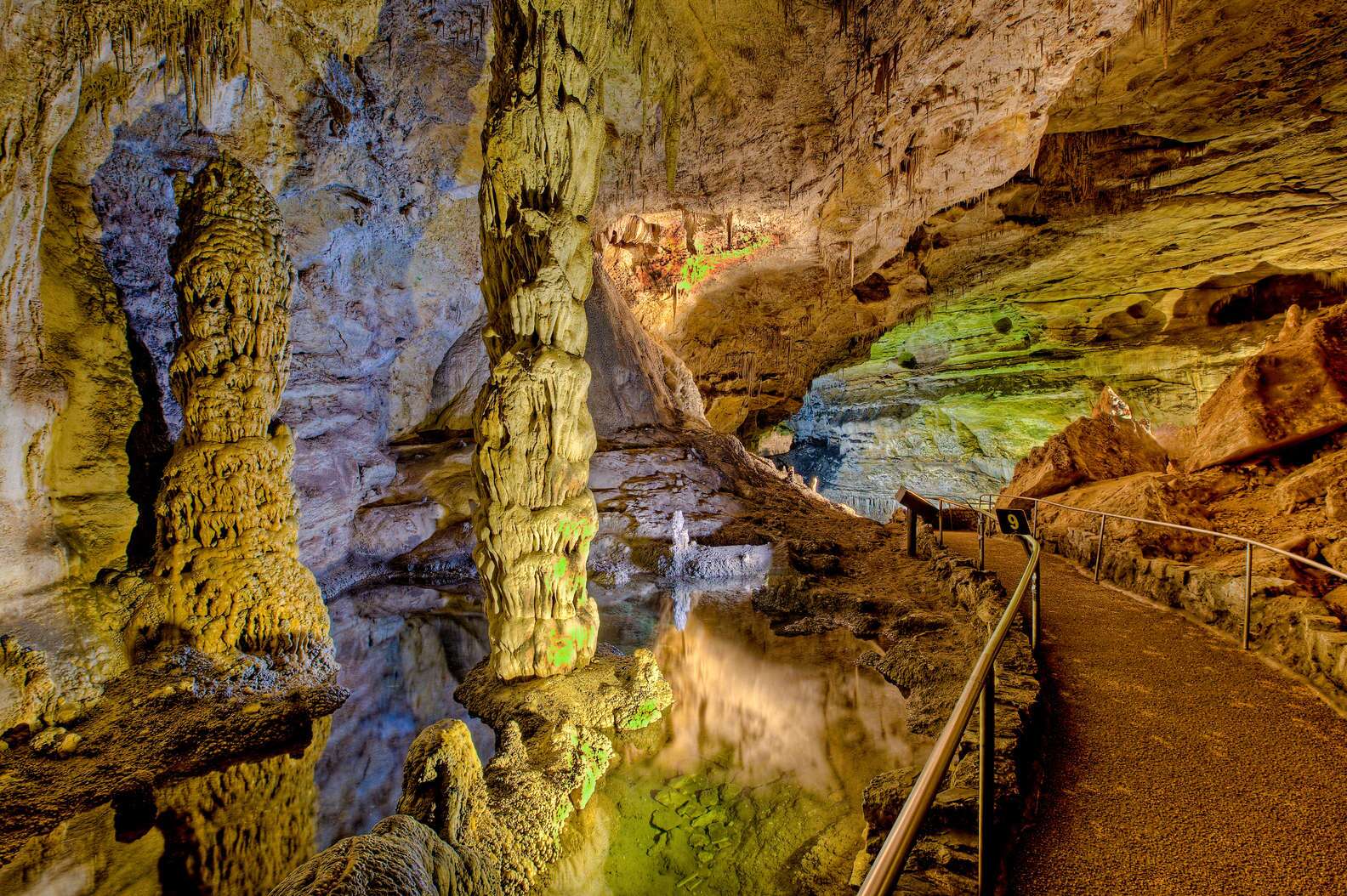 غارهای پارک ملی Carlsbad Caverns غارهای پارک ملی Carlsbad Caverns