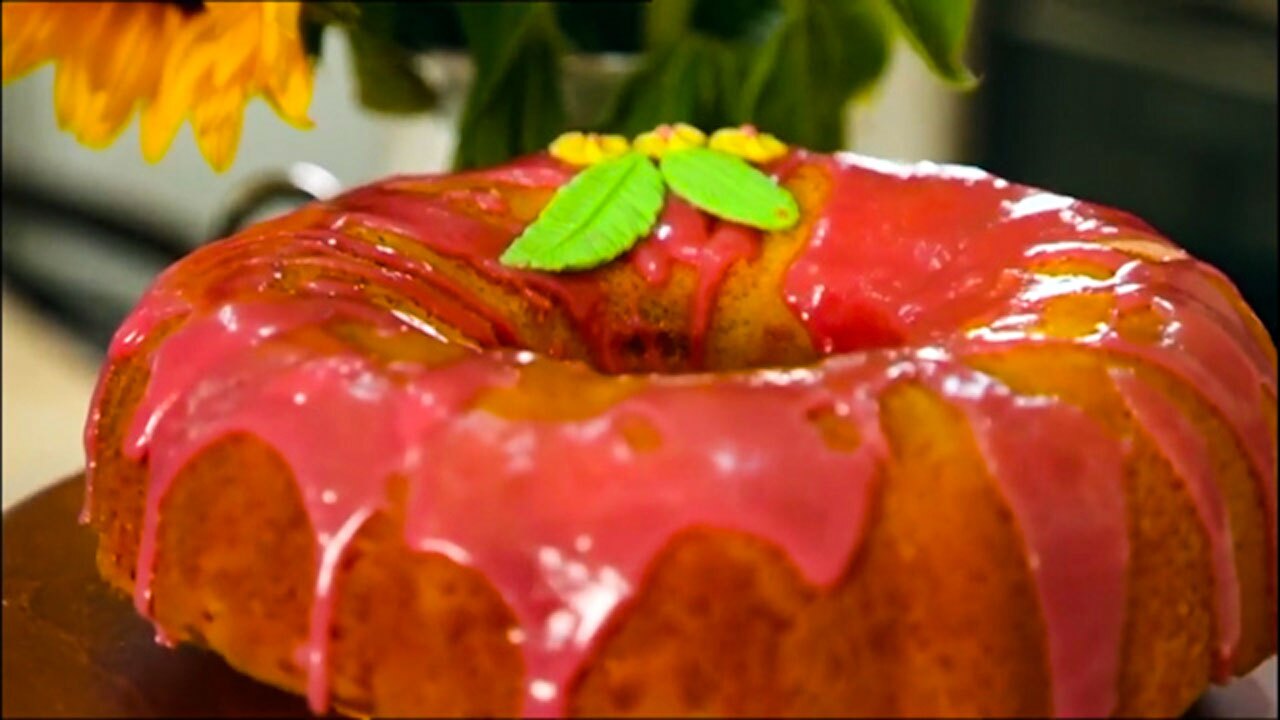 طرز تهیه کیک سیب + فیلم