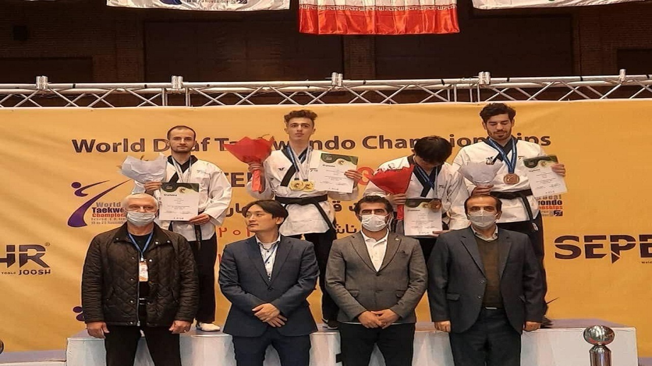 کسب مدال طلای ورزشکار گیلانی در مسابقات پومسه ناشنوایان جهان