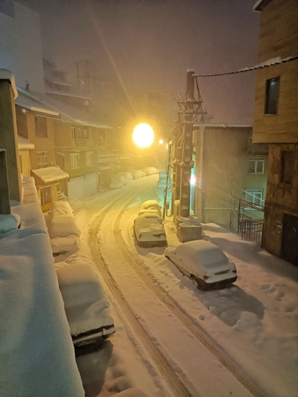 بارش ۵۰ سانتی متری برف در دربندسر  + تصاویر