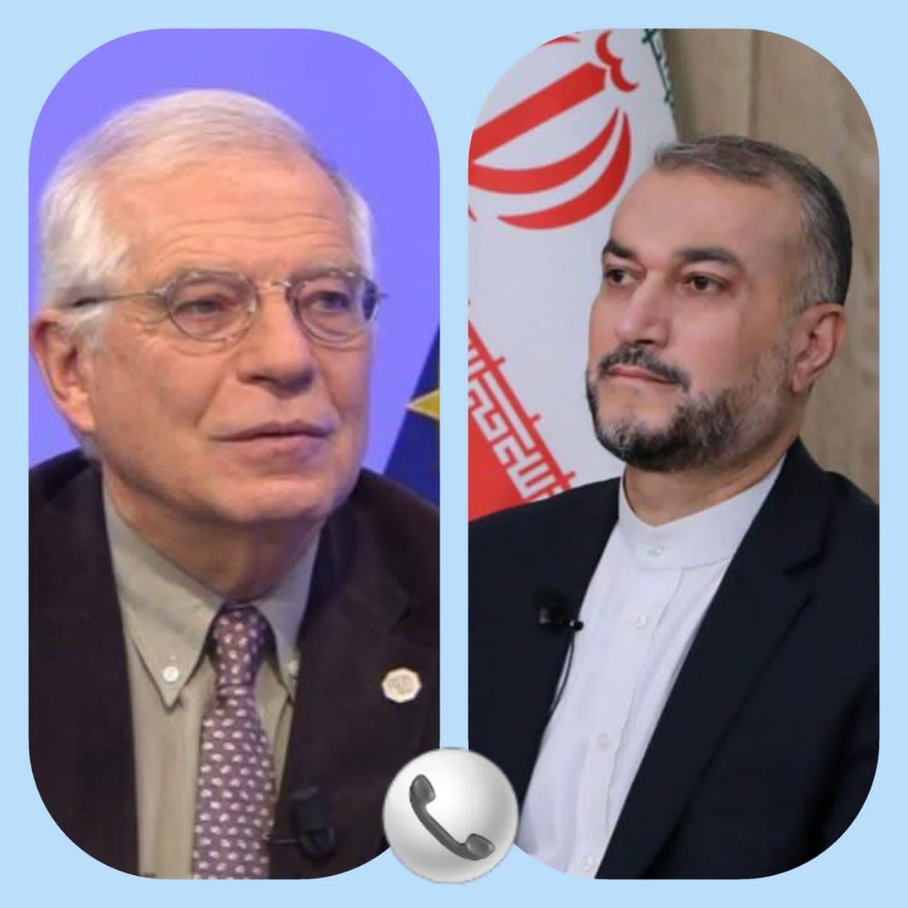 رایزنی تلفنی وزیر امور خارجه کشورمان با مسئول سیاست خارجی اتحادیه اروپا