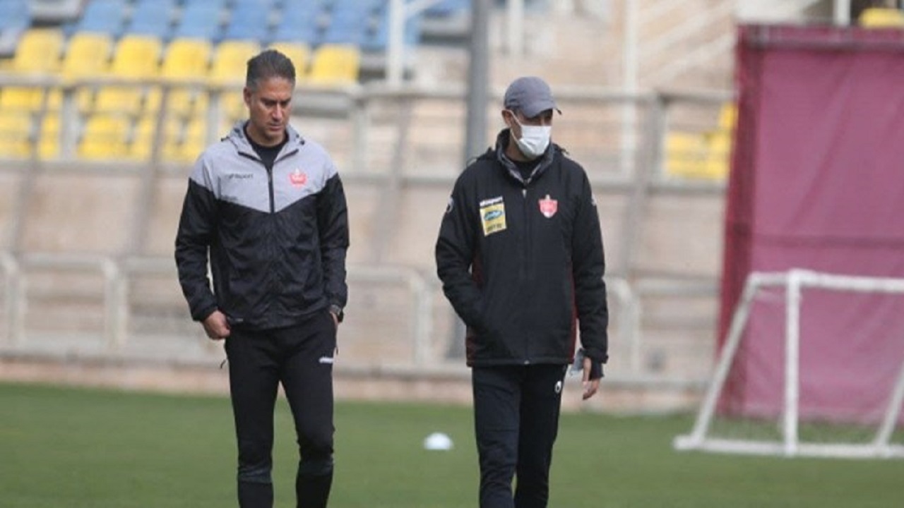 حضور گل محمدی و کامیابی نیا در تمرینات پرسپولیس