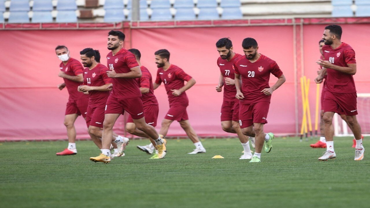 گزارش تمرین پرسپولیس قبل از دربی ۹۷