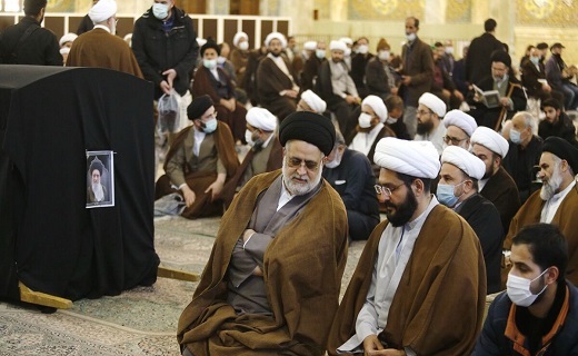 تشییع پیکر آیت&zwnj; الله رضی شیرازی در قم