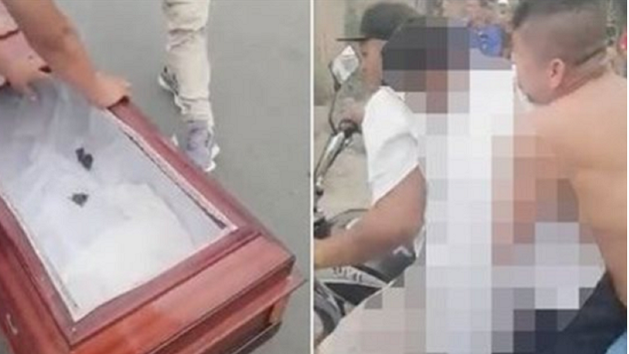 جسدی که سوار بر موتور راهی قبرستان شد!