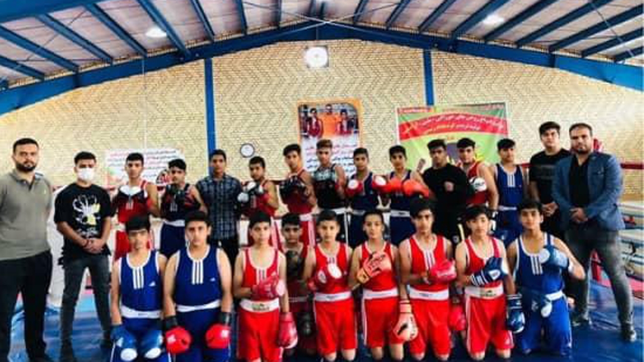 برگزاری اردوی نونهالان بوکس در جهرم