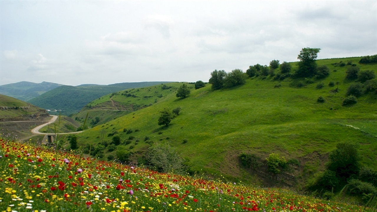 طبیعت گردی در روستای اینی اردبیل از