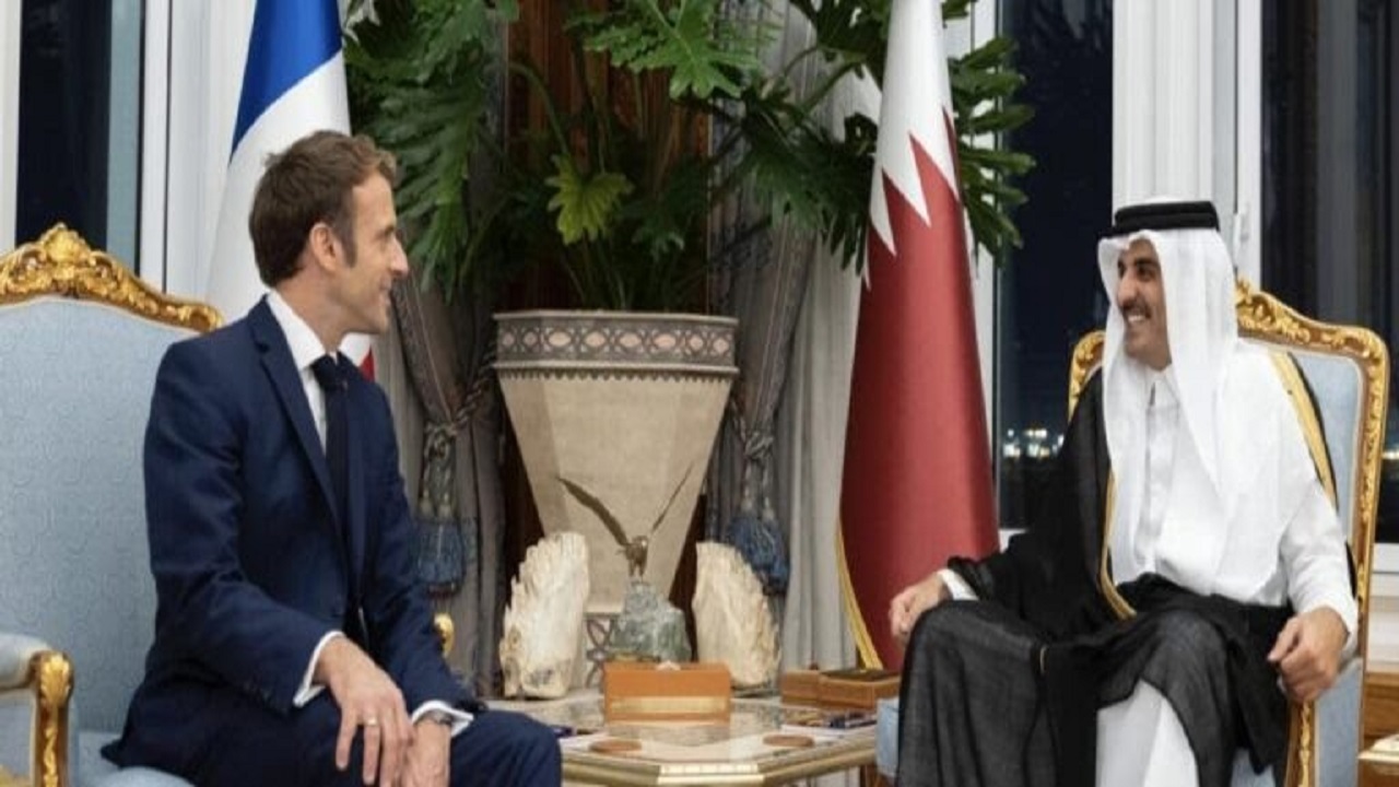 گفتگوی رئیس جمهور فرانسه و امیر قطر درباره افغانستان