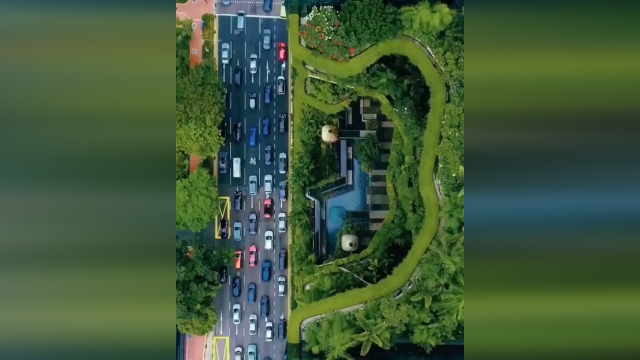 معماری منحصر به فرد هتل پارک رویال در سنگاپور + فیلم