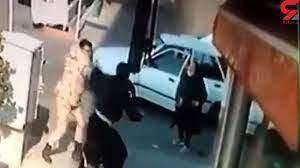 ناگفته&zwnj;های سربازی که یک خانم را از دست سارق مسلح نجات داد + عکس