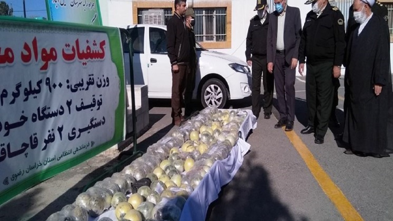 کشف ۸۸۳ کیلوگرم تریاک در خراسان رضوی