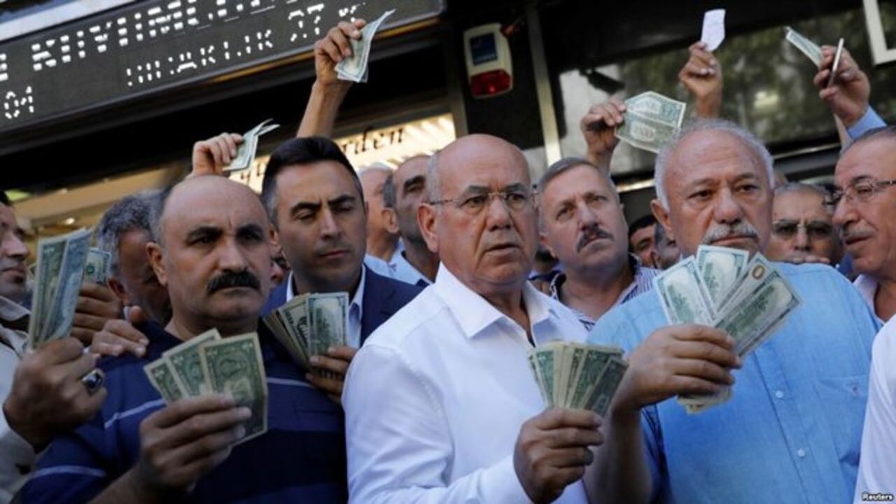 تظاهرات مردم ترکیه برای برکناری اردوغان + فیلم