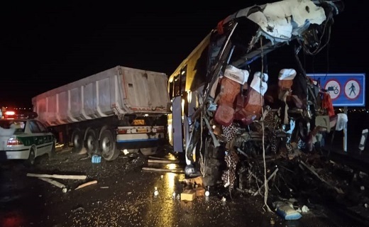 تصادف رانندگی محور کاشان اصفهان