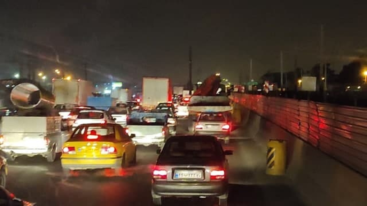 احداث زیرگذر بزرگراه فتح برای رانندگان دردسر ساز شد + فیلم