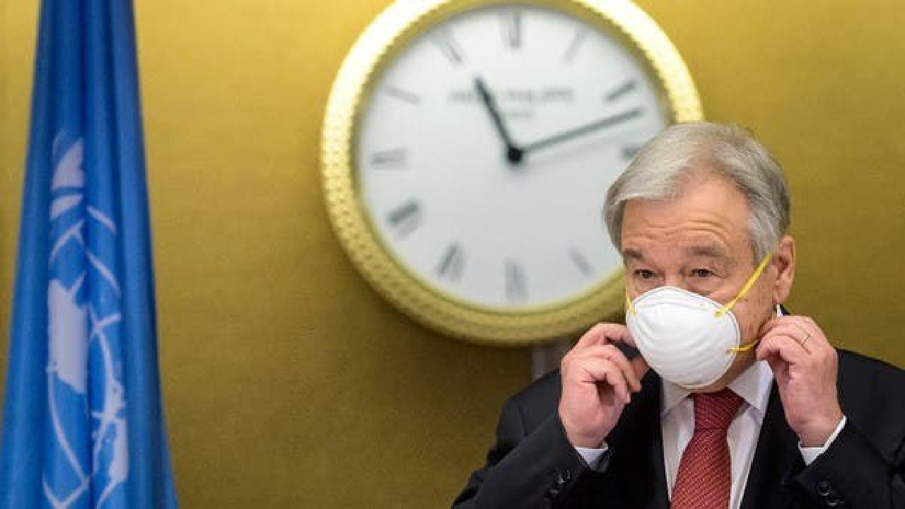 دبیر کل سازمان ملل قرنطینه شد!