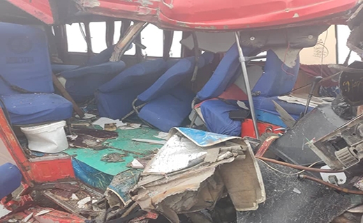 واژگونی یک دستگاه مینی&zwnj;بوس حامل دانش&zwnj;آموزان