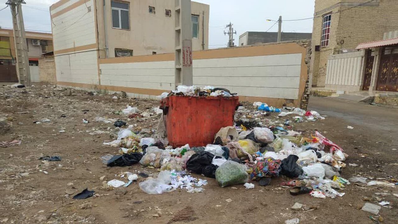 انباشت زباله تهدیدی برای سلامت ساکنان بندرماهشهر + تصاویر