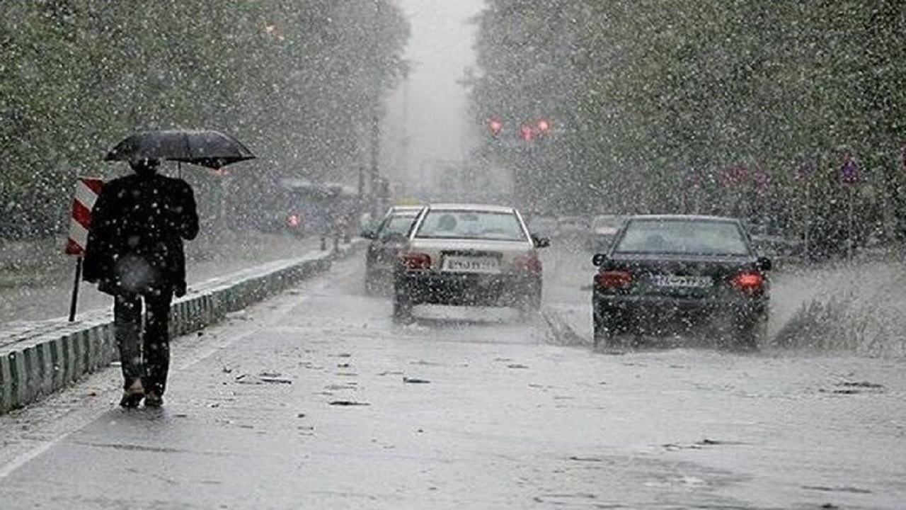 تگرگ؛ روستای کچلون را فرا گرفت + فیلم