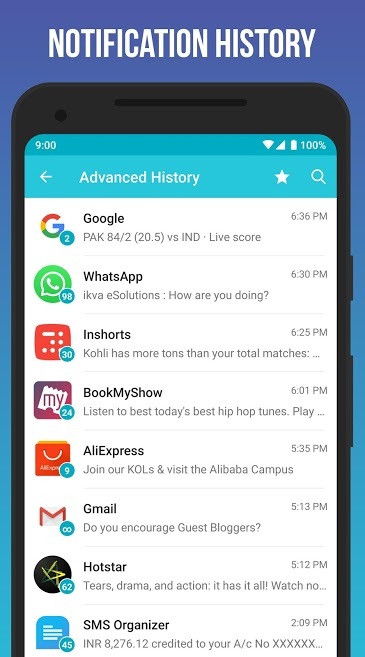 دانلود Notification History &ndash;