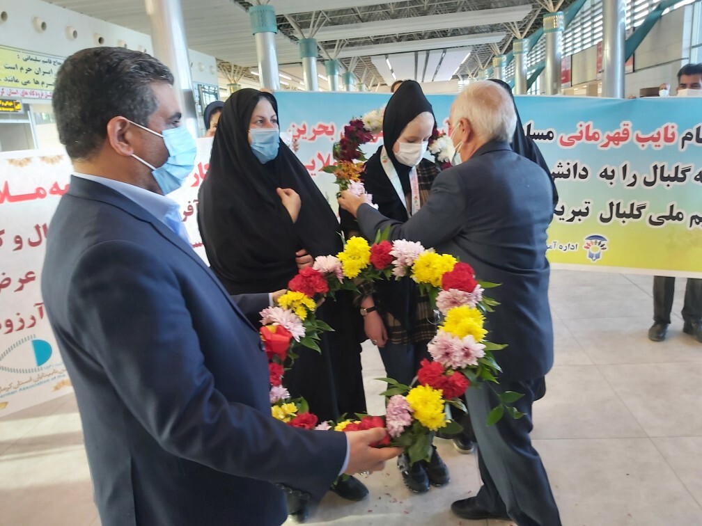 آیین استقبال از نایب قهرمان مسابقات پاراآسیایی بحرین در کرمان
