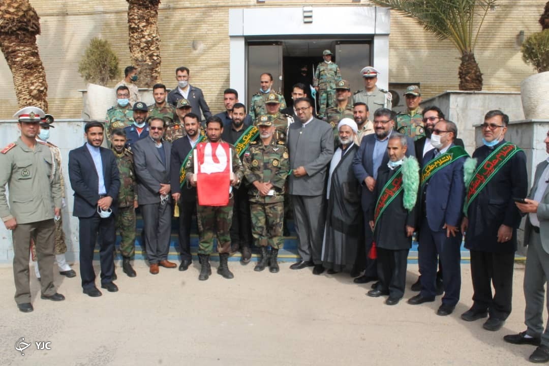 مرکز آموزش علوم و فنون مکانیزه به پرچم گنبد حرم مطهر حضرت زینب کبری (س) متبرک شد