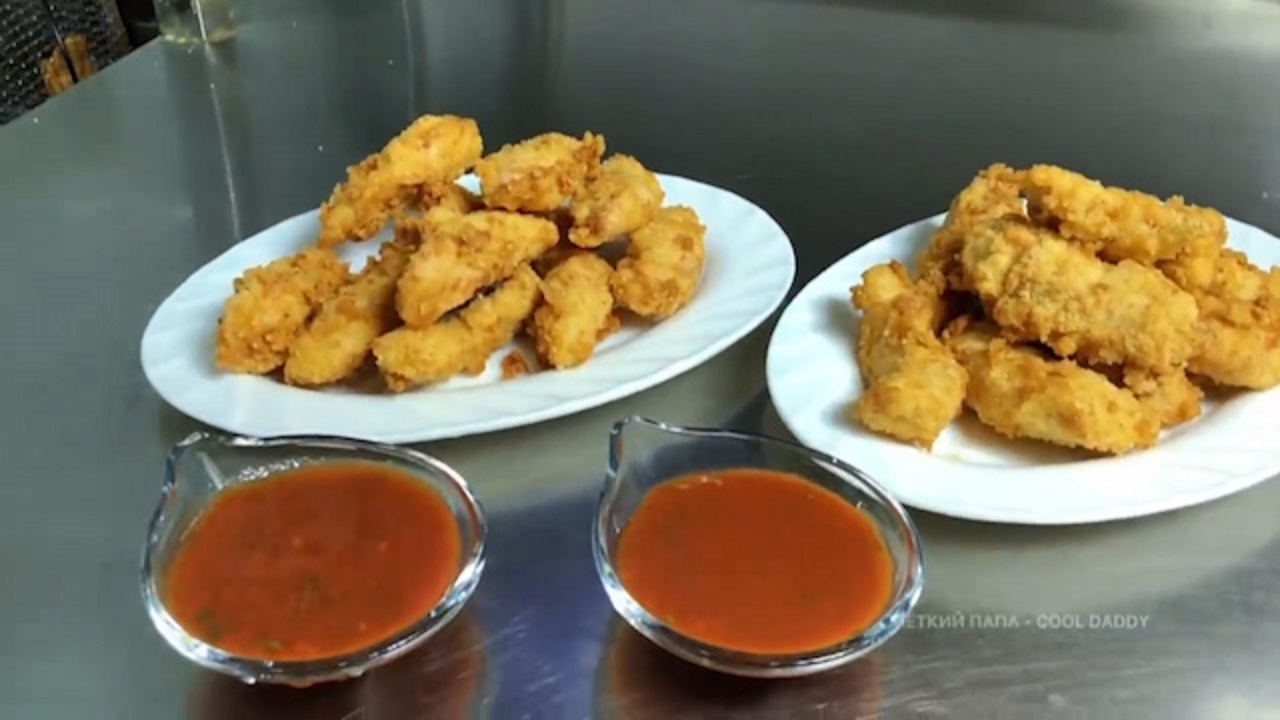 درست کردن مرغ KFC به شیوه یک سرآشپز ازبکستانی + فیلم