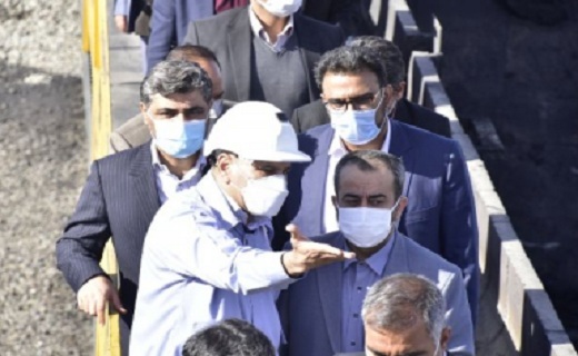 استاندار خراسان جنوبی از طرح کنسانتره آهن نهبندان بازدید کرد
