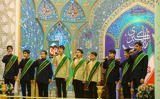 حال وهوای حرم حضرت معصومه(س)در شب میلاد حضرت زینب(س) +تصاویر