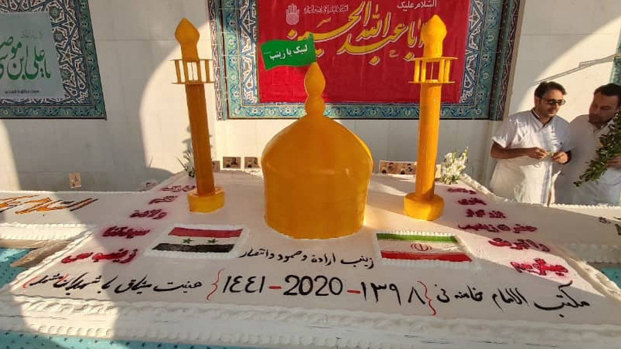 تهیه کیک ۲۵۰۰ کیلویی در بین‌الحرمین به همت خیر