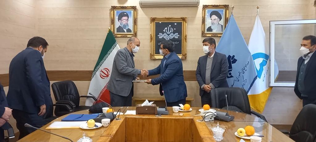 مراسم تکریم و معارفه در صدا و سیمای مرکز همدان