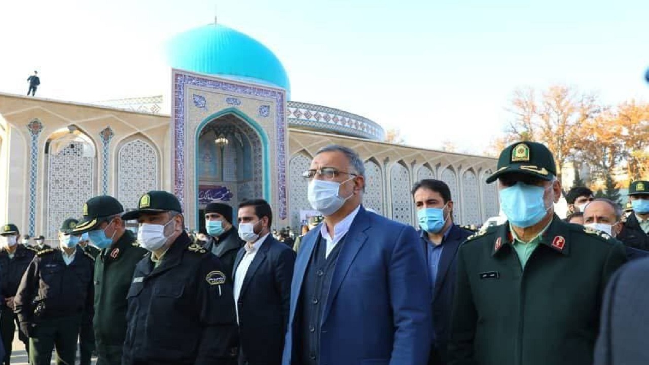 پیکر فرمانده یگان حفاظت شهرداری تهران تشییع شد