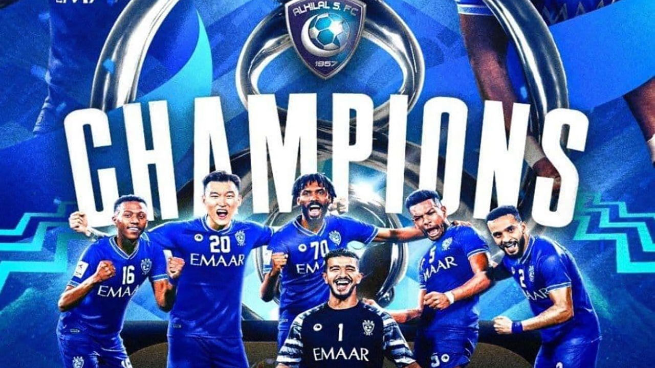 مراسم اهدا جام قهرمانی به الهلال عربستان + فیلم