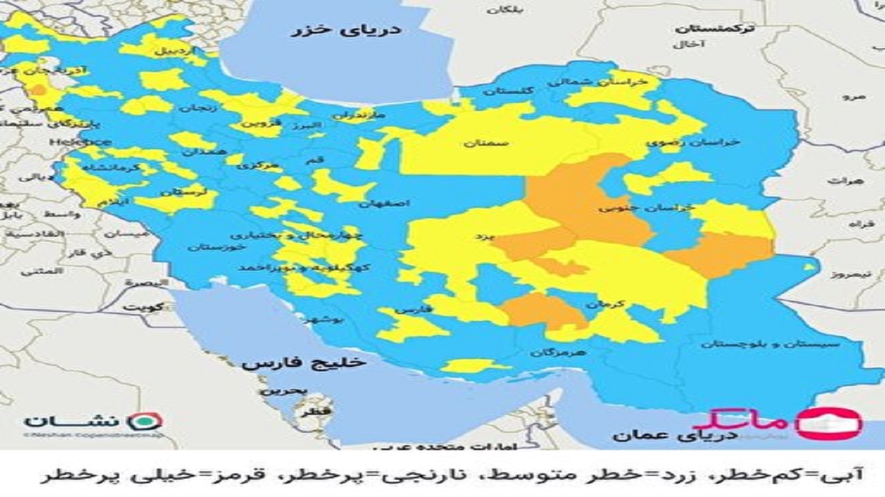 افزایش شهر‌های آبی کرونایی در استان سمنان
