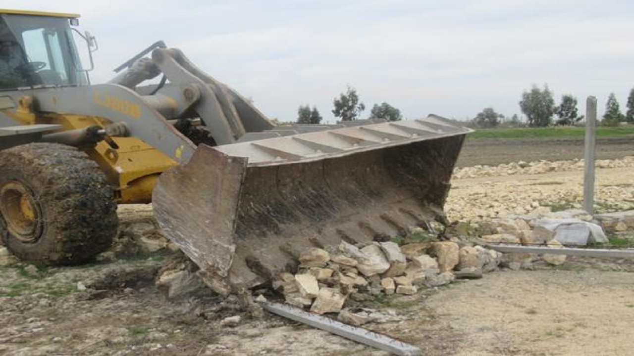آزادسازی ۲ هکتار زمین کشاورزی در بهشهر