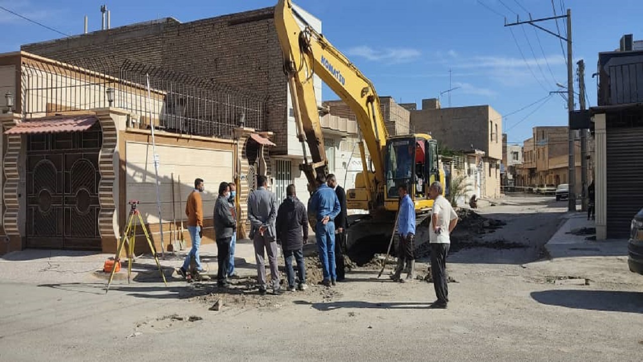 بیش از ۴ هزار متر شبکه فاضلاب در خرمشهر اصلاح شد